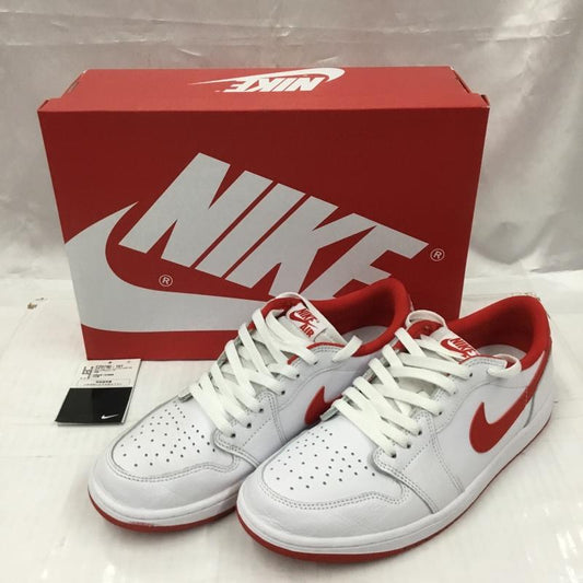 ナイキ NIKE スニーカー スニーカー CZ0790 161 AIR JORDAN 1 RETRO LOW OG 28.5cm 箱有 28.5cm ロゴ、文字 白 / ホワイト / X 赤 / レッド /  メンズ USED 古着 中古 10103307