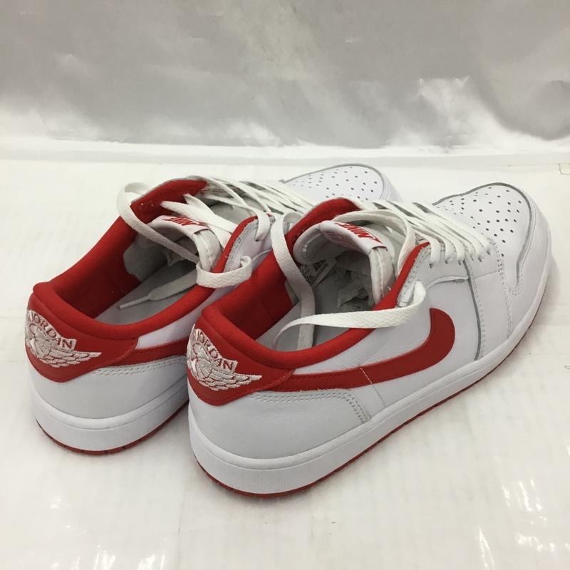 ナイキ NIKE スニーカー スニーカー CZ0790 161 AIR JORDAN 1 RETRO LOW OG 28.5cm 箱有 28.5cm ロゴ、文字 白 / ホワイト / X 赤 / レッド /  メンズ USED 古着 中古 10103307