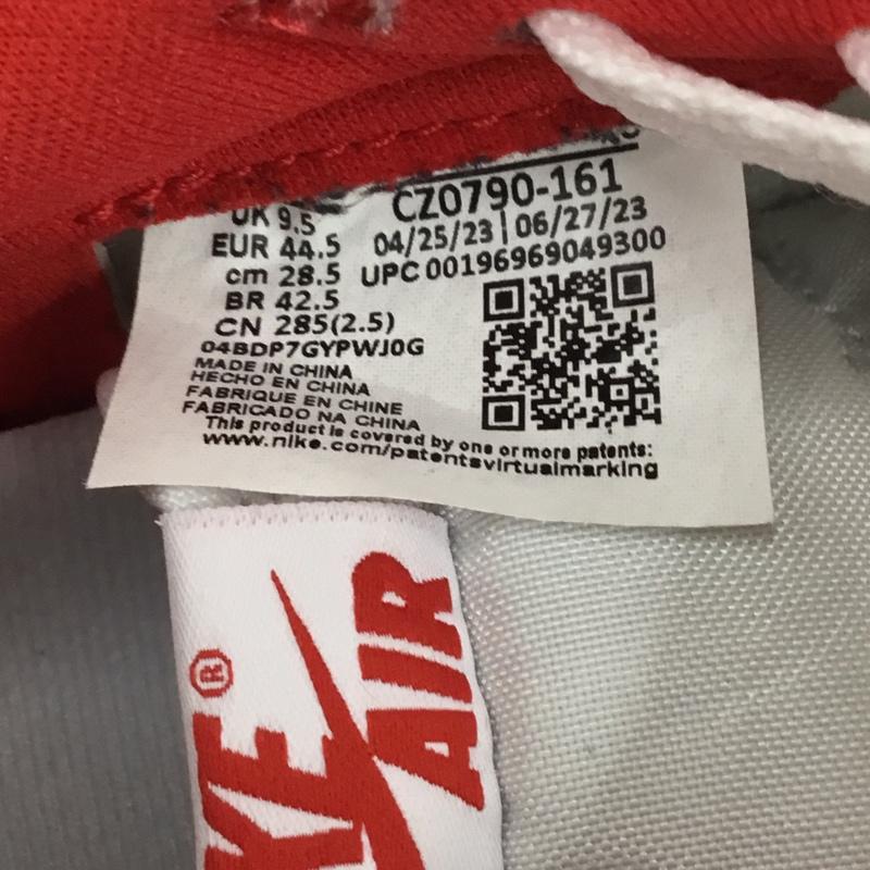 ナイキ NIKE スニーカー スニーカー CZ0790 161 AIR JORDAN 1 RETRO LOW OG 28.5cm 箱有 28.5cm ロゴ、文字 白 / ホワイト / X 赤 / レッド /  メンズ USED 古着 中古 10103307