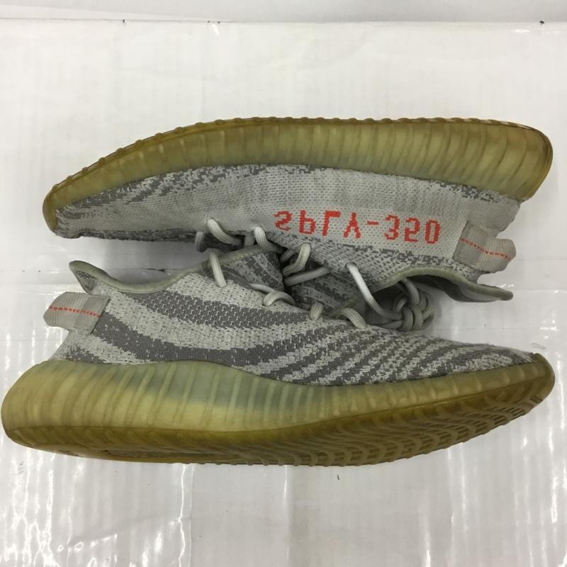 アディダス adidas スニーカー スニーカー B37571 YEEZY BOOST 350 V2 カニエ ウエスト 28.5cm 箱有 28.5cm ロゴ、文字 灰 / グレー / X ダークグレー / ダークグレー / X 赤 / レッド /  メンズ USED 古着 中古 10103312