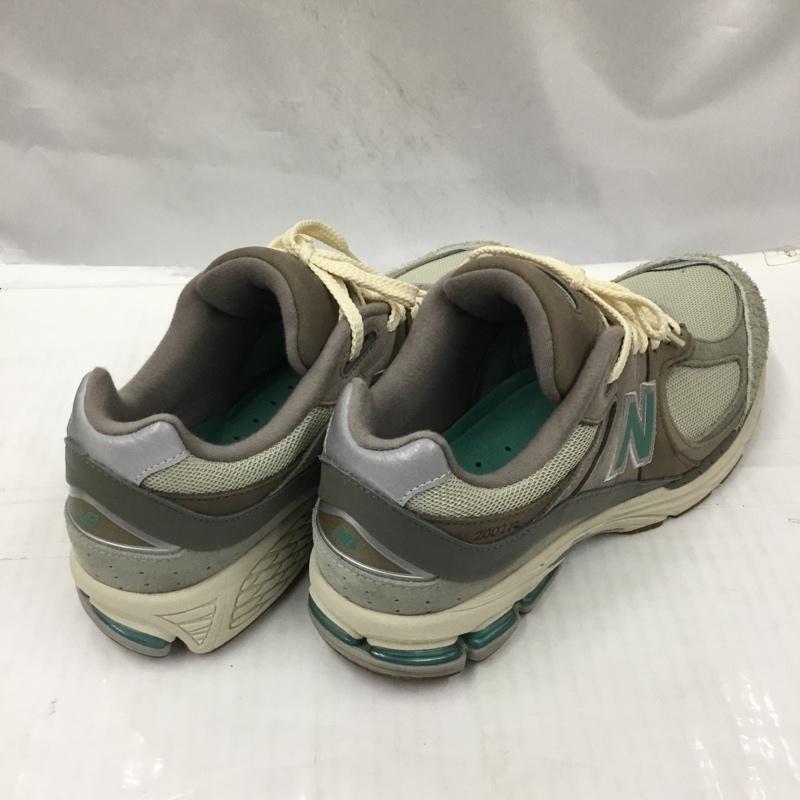 ニューバランス New Balance スニーカー スニーカー M2002RAM atmos別注 OASIS 29cm 箱有 29.0cm ロゴ、文字 ベージュ / ベージュ / X 灰 / グレー / X 緑 / グリーン /  メンズ USED 古着 中古 10103315