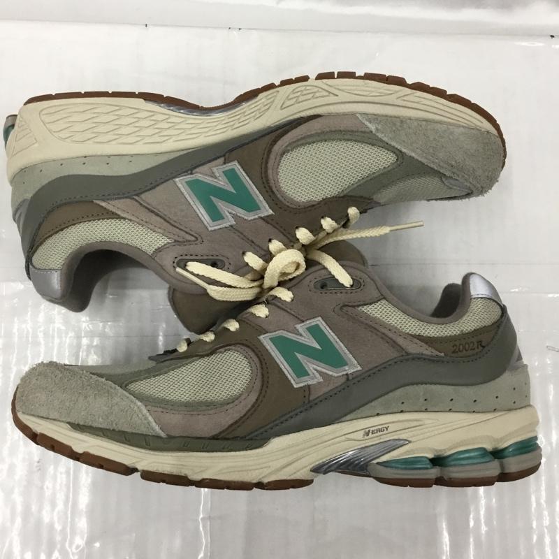 ニューバランス New Balance スニーカー スニーカー M2002RAM atmos別注 OASIS 29cm 箱有 29.0cm ロゴ、文字 ベージュ / ベージュ / X 灰 / グレー / X 緑 / グリーン /  メンズ USED 古着 中古 10103315