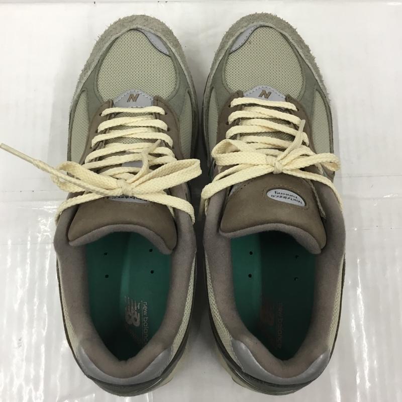 ニューバランス New Balance スニーカー スニーカー M2002RAM atmos別注 OASIS 29cm 箱有 29.0cm ロゴ、文字 ベージュ / ベージュ / X 灰 / グレー / X 緑 / グリーン /  メンズ USED 古着 中古 10103315