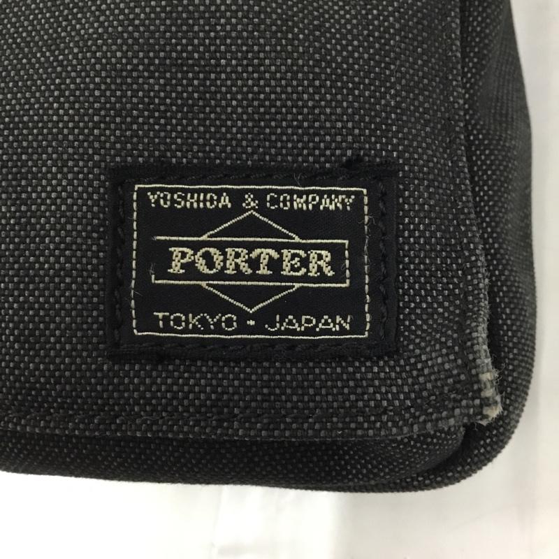 ポーター PORTER ウエストバッグ ウエストバッグ スモーキー ショルダーバッグ ロゴ、文字 黒 / ブラック /  メンズ USED 古着 中古 10103327