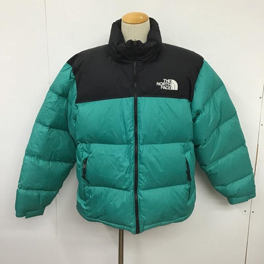 ザノースフェイス THE NORTH FACE ジャケット、上着 ジャンパー、ブルゾン NF0A3C8D ダウンジャケット ジップアップジャケット アウター XXL ロゴ、文字 黒 / ブラック / X 緑 / グリーン /  メンズ USED 古着 中古 10103330