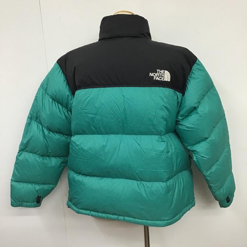 ザノースフェイス THE NORTH FACE ジャケット、上着 ジャンパー、ブルゾン NF0A3C8D ダウンジャケット ジップアップジャケット アウター XXL ロゴ、文字 黒 / ブラック / X 緑 / グリーン /  メンズ USED 古着 中古 10103330