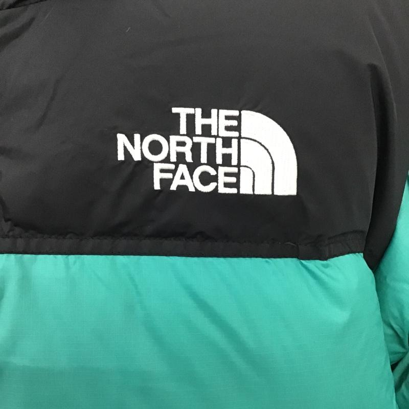 ザノースフェイス THE NORTH FACE ジャケット、上着 ジャンパー、ブルゾン NF0A3C8D ダウンジャケット ジップアップジャケット アウター XXL ロゴ、文字 黒 / ブラック / X 緑 / グリーン /  メンズ USED 古着 中古 10103330