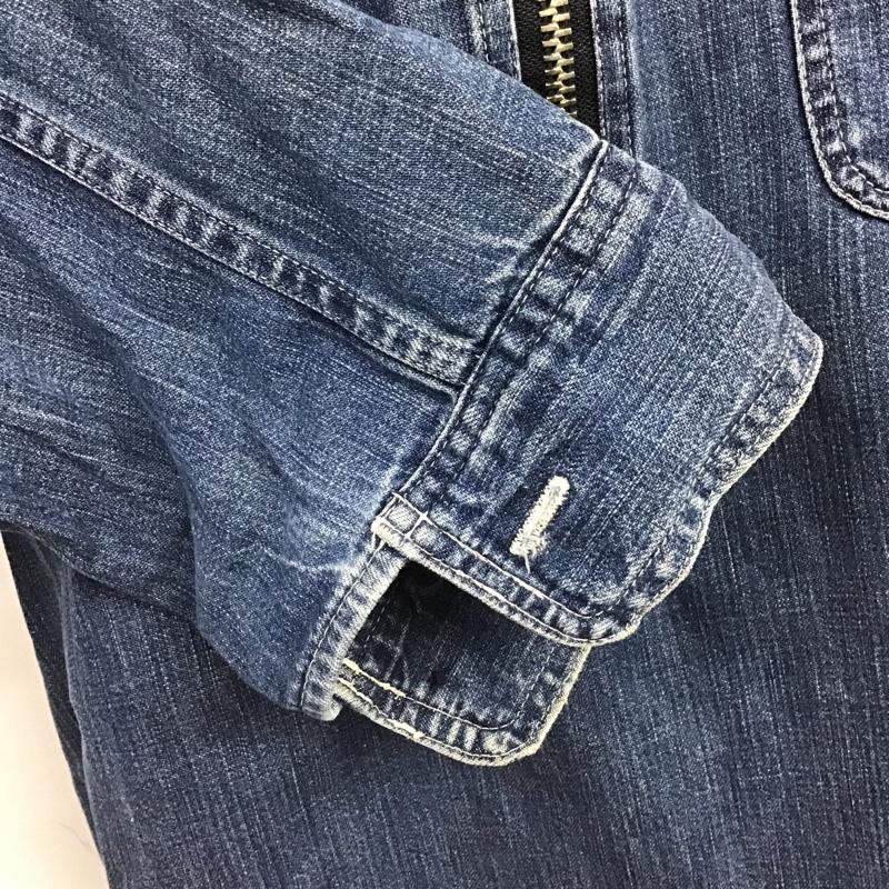 シュガーケーン SUGAR CANE ジャケット、上着 ジャケット、ブレザー ジップアップデニムジャケット カラージャケット プルオーバージャケット 無地 インディゴ / インディゴ /  メンズ USED 古着 中古 10103340