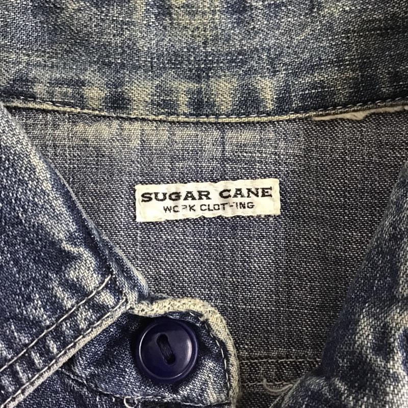 シュガーケーン SUGAR CANE ジャケット、上着 ジャケット、ブレザー ジップアップデニムジャケット カラージャケット プルオーバージャケット 無地 インディゴ / インディゴ /  メンズ USED 古着 中古 10103340