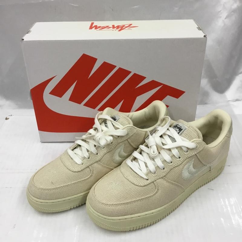 ナイキ NIKE スニーカー スニーカー CZ9084 200 AIR FORCE 1 LOW STUSSY 28.5cm 箱有 28.5cm ロゴ、文字 ベージュ / ベージュ /  メンズ USED 古着 中古 10103359