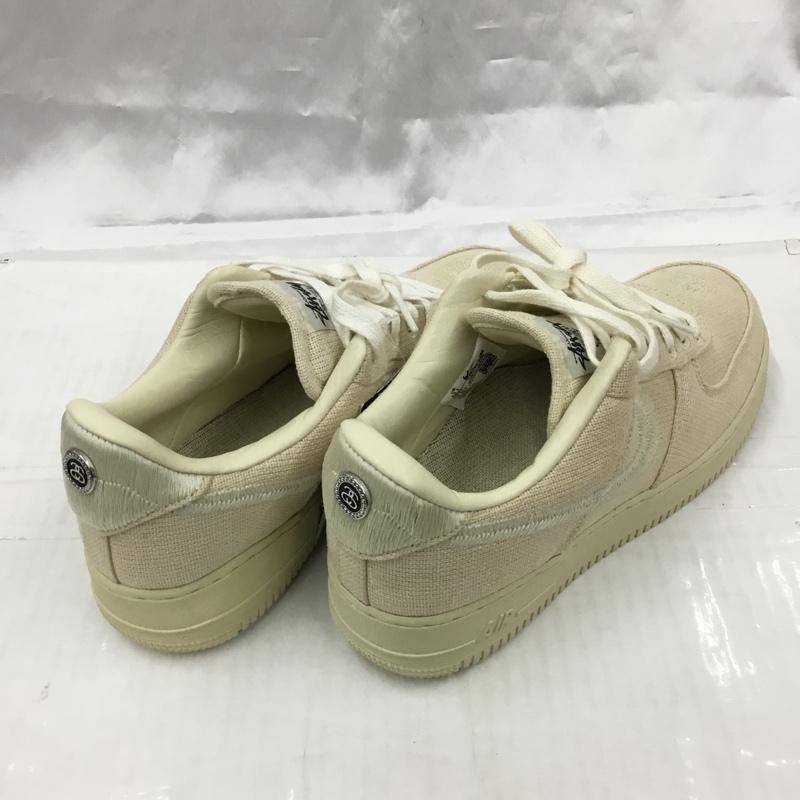 ナイキ NIKE スニーカー スニーカー CZ9084 200 AIR FORCE 1 LOW STUSSY 28.5cm 箱有 28.5cm ロゴ、文字 ベージュ / ベージュ /  メンズ USED 古着 中古 10103359