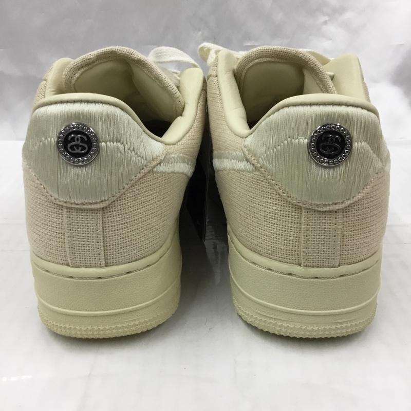 ナイキ NIKE スニーカー スニーカー CZ9084 200 AIR FORCE 1 LOW STUSSY 28.5cm 箱有 28.5cm ロゴ、文字 ベージュ / ベージュ /  メンズ USED 古着 中古 10103359