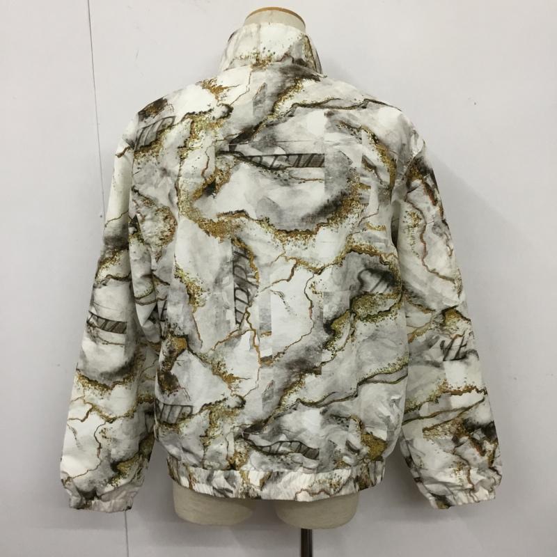 シュプリーム Supreme ジャケット、上着 ジャンパー、ブルゾン 20AW マーブルトラックジャケット スタンドカラー ジップアップジャケット M 総柄 白 / ホワイト /  メンズ USED 古着 中古 10103361