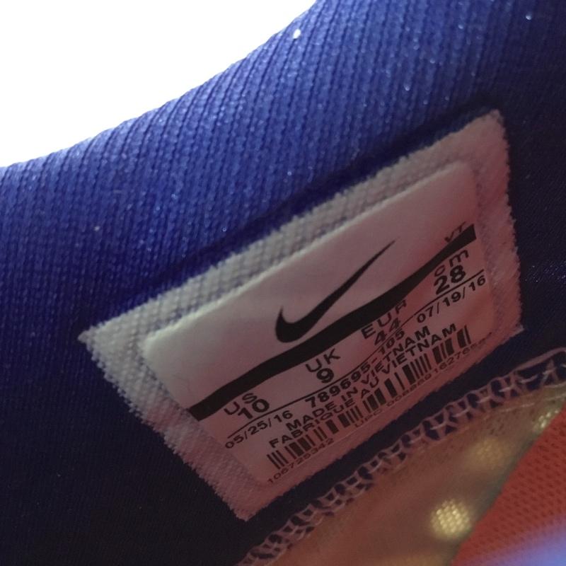 ナイキ NIKE スニーカー スニーカー 789695-105 AIR MAX ZERO QS 28cm 箱有 28.0cm ロゴ、文字 白 / ホワイト / X 青 / ブルー / X 桃 / ピンク /  メンズ USED 古着 中古 10103362