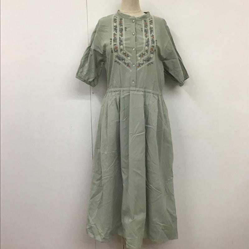 エヘカソポ ehka sopo ワンピース ひざ丈スカート FREE 刺繍 マルチカラー / マルチカラー /  レディース USED 古着 中古 10103382