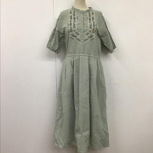 エヘカソポ ehka sopo ワンピース ひざ丈スカート FREE 刺繍 マルチカラー / マルチカラー /  レディース USED 古着 中古 10103382