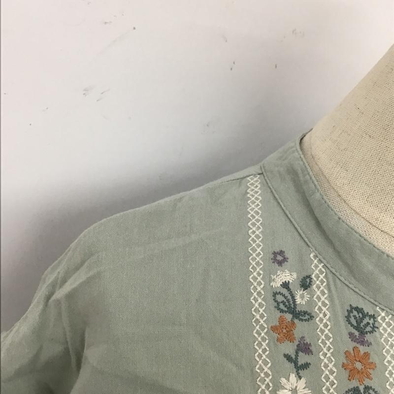エヘカソポ ehka sopo ワンピース ひざ丈スカート FREE 刺繍 マルチカラー / マルチカラー /  レディース USED 古着 中古 10103382