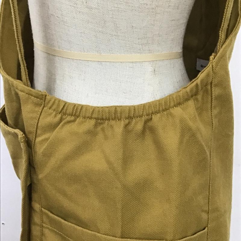ニコアンド niko and... ワンピース ロングスカート ワンショルダー M 無地 マスタード / マスタード /  レディース USED 古着 中古 10103392