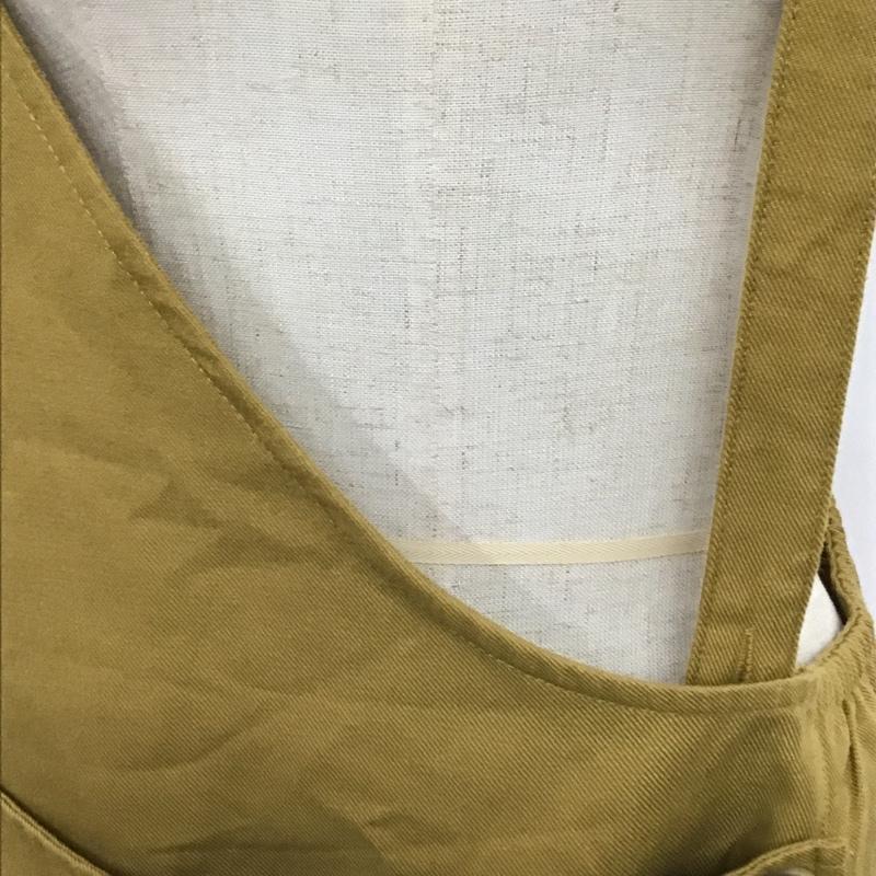 ニコアンド niko and... ワンピース ロングスカート ワンショルダー M 無地 マスタード / マスタード /  レディース USED 古着 中古 10103392