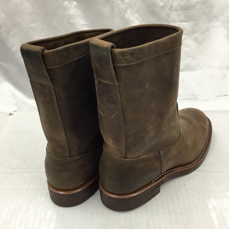 チペワ Chippewa ブーツ 一般 91093 VINTAGE WELLINGTON BOOTS 7.5D ワンポイント 茶 / ブラウン /  メンズ USED 古着 中古 10103393