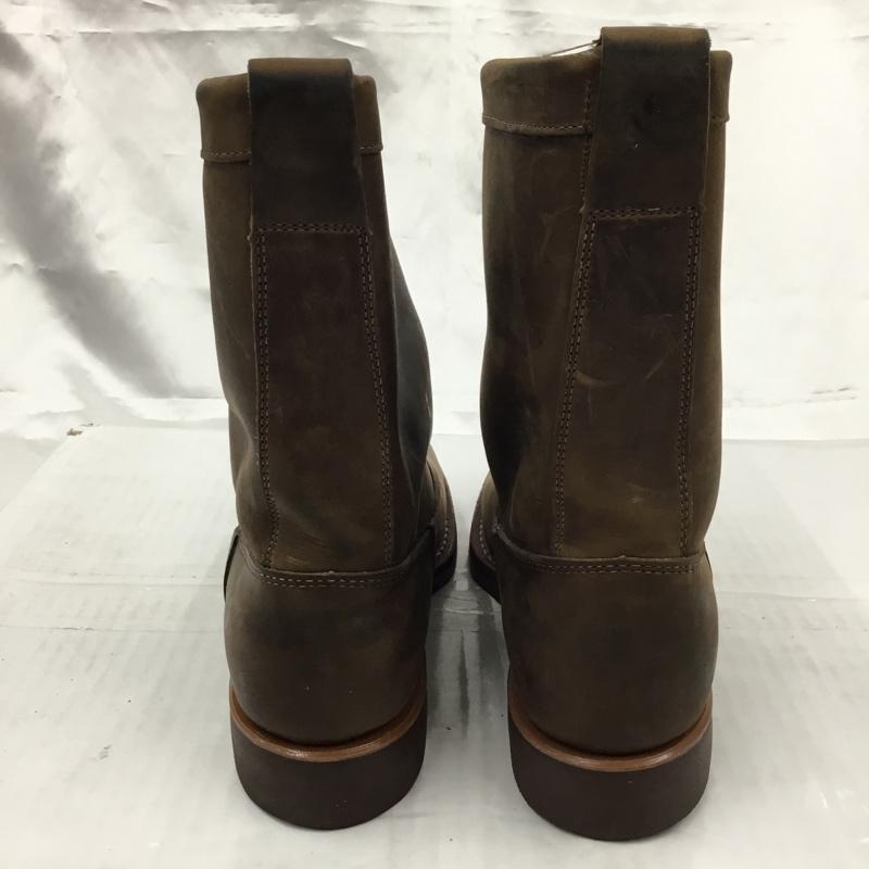 チペワ Chippewa ブーツ 一般 91093 VINTAGE WELLINGTON BOOTS 7.5D ワンポイント 茶 / ブラウン /  メンズ USED 古着 中古 10103393