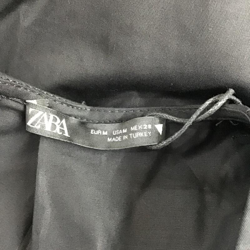ザラ ZARA ワンピース ロングスカート M 無地 黒 / ブラック /  レディース USED 古着 中古 10103399