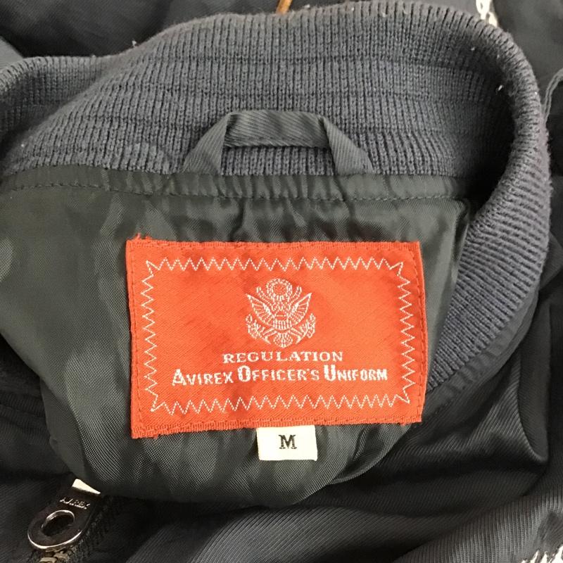 アヴィレックス AVIREX ジャケット、上着 ジャンパー、ブルゾン 6142012 L2Bタイプ ナイロンツイルジャケット ジップアップジャケット 刺繍 M ロゴ、文字 X 刺繍 灰 / グレー /  メンズ USED 古着 中古 10103403
