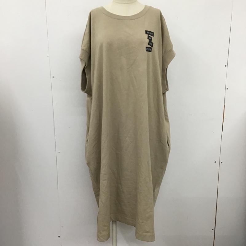 ベイフロー BAYFLOW ワンピース ロングスカート プリント 茶 / ブラウン /  レディース USED 古着 中古 10103421