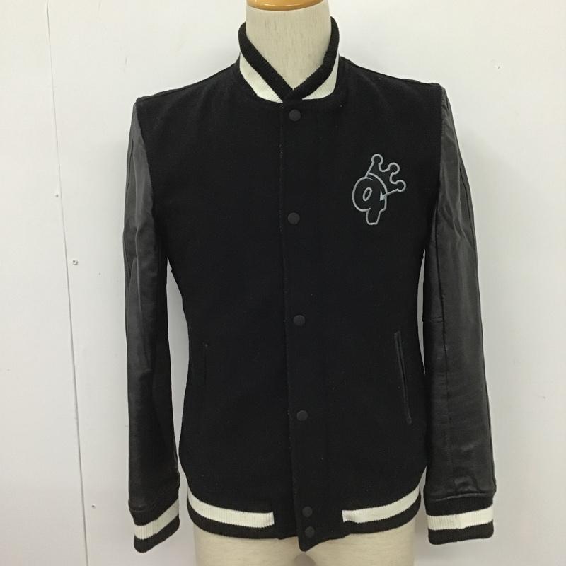 グラム glamb ジャケット、上着 ジャンパー、ブルゾン JKT27 ジャケット アウター 前ボタンジャケット スタジャン 1 ロゴ、文字 黒 / ブラック /  メンズ USED 古着 中古 10103434
