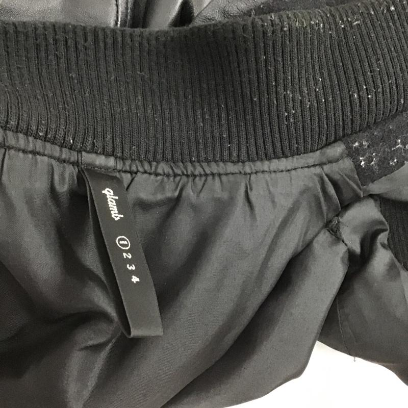 グラム glamb ジャケット、上着 ジャンパー、ブルゾン JKT27 ジャケット アウター 前ボタンジャケット スタジャン 1 ロゴ、文字 黒 / ブラック /  メンズ USED 古着 中古 10103434