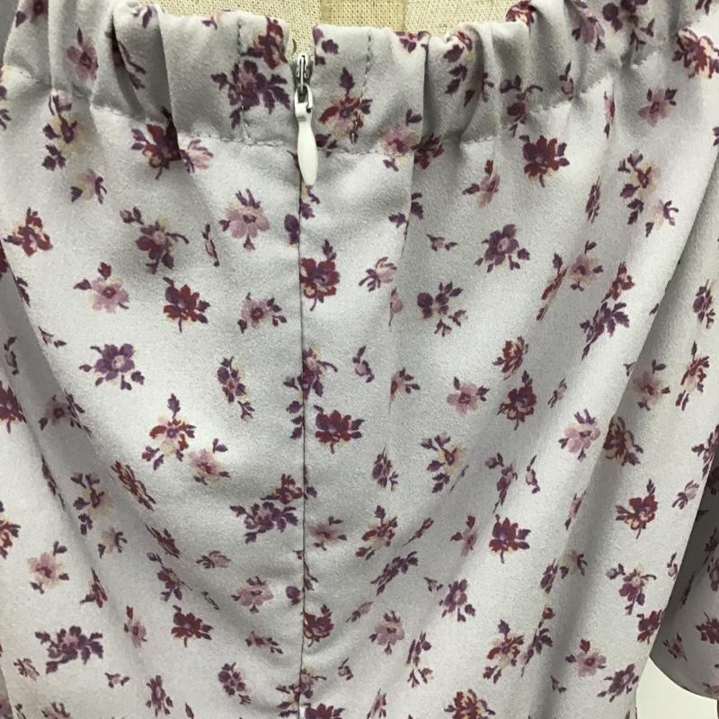 ミーア MIIA ワンピース ロングスカート FREE 花柄 紫 / パープル /  レディース USED 古着 中古 10103444