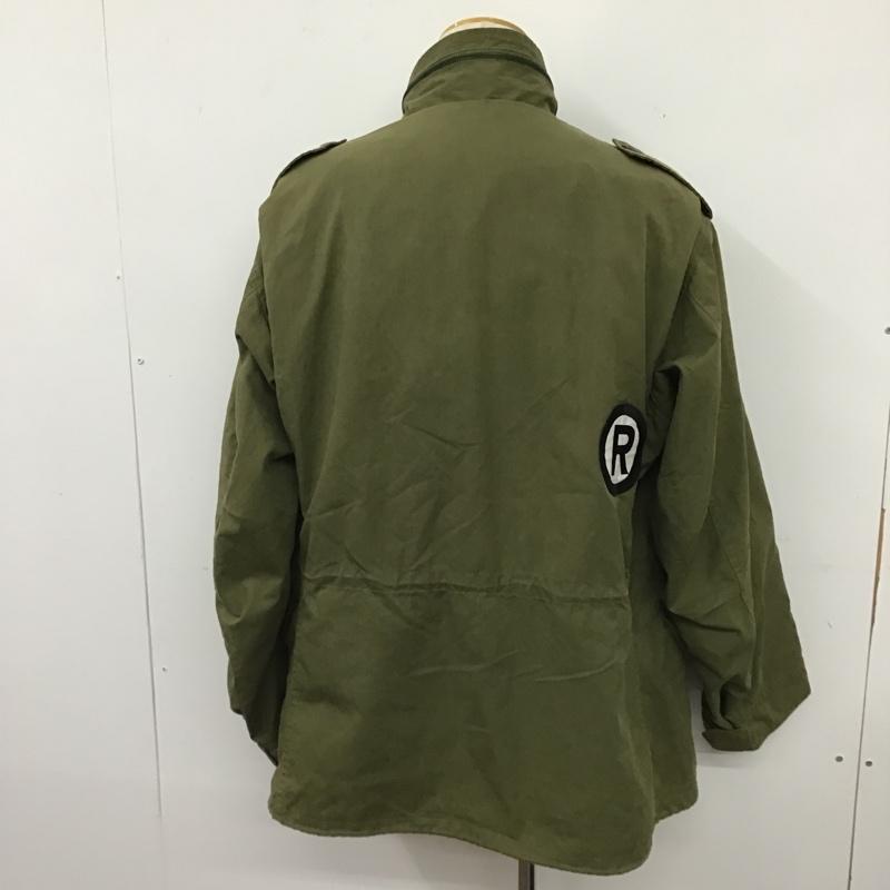 ベイプ BAPE ジャケット、上着 ジャンパー、ブルゾン ミリタリージャケット カジュアルジャケット ジップアップジャケット L ロゴ、文字 カーキ / カーキ /  メンズ USED 古着 中古 10103452