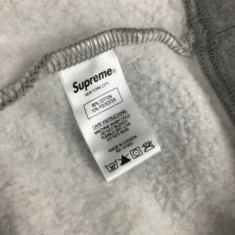 シュプリーム Supreme トレーナー 長袖 21SS StackedCrewneck 長袖トレーナー クルーネックスウェット M ロゴ、文字 灰 / グレー /  メンズ USED 古着 中古 10103453
