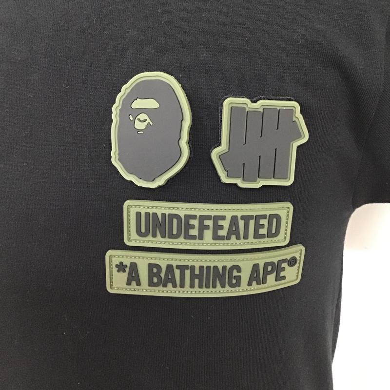 アベイシングエイプ A BATHING APE Tシャツ 半袖 S ロゴ、文字 黒 / ブラック /  メンズ USED 古着 中古 10103455