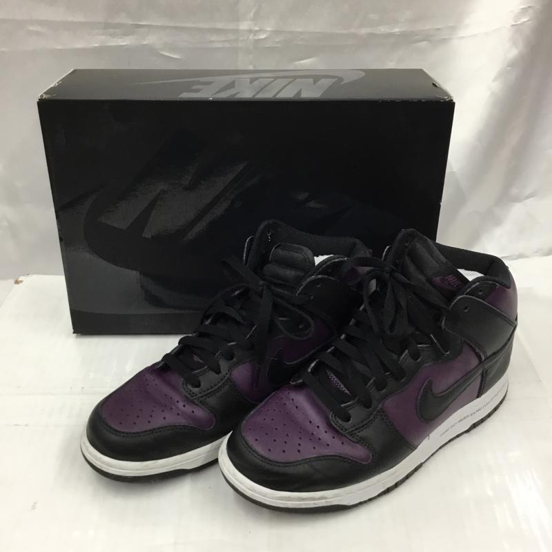 ナイキ NIKE スニーカー スニーカー DJ0382 600 DUNK HI F FRAGMENT DESIGN BEIJING フラングメント デザイン 北京 27cm 箱有 27.0cm ロゴ、文字 黒 / ブラック / X 紫 / パープル /  メンズ USED 古着 中古 10103459