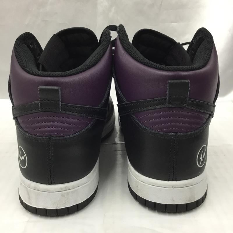 ナイキ NIKE スニーカー スニーカー DJ0382 600 DUNK HI F FRAGMENT DESIGN BEIJING フラングメント デザイン 北京 27cm 箱有 27.0cm ロゴ、文字 黒 / ブラック / X 紫 / パープル /  メンズ USED 古着 中古 10103459
