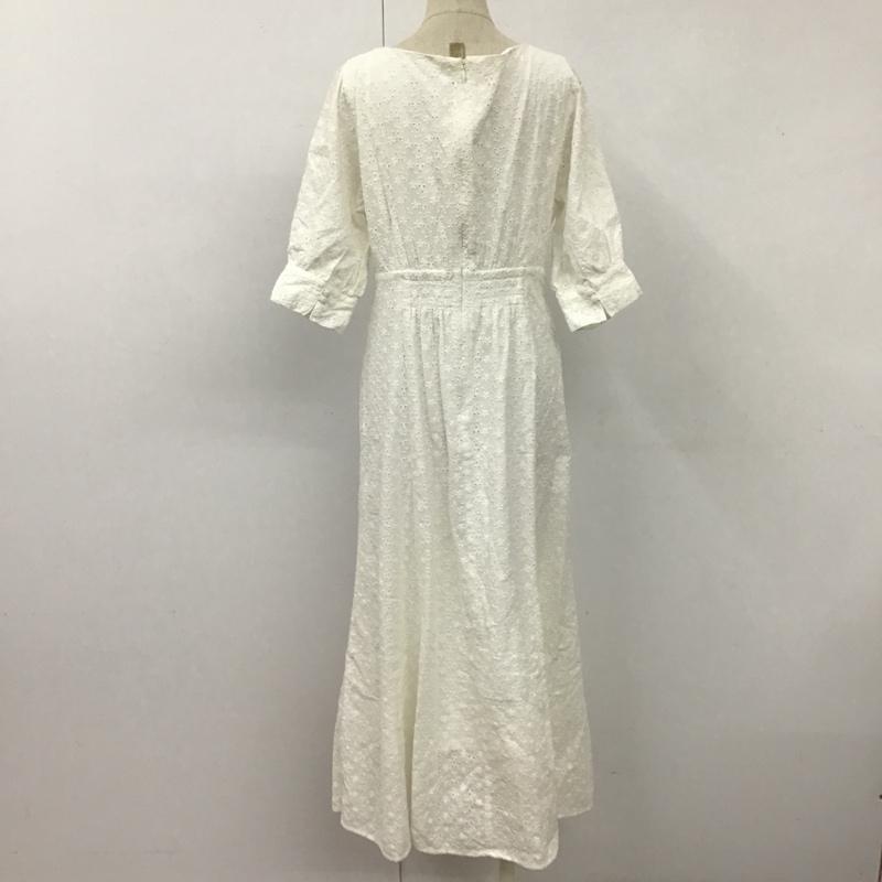 ミスティウーマン mysty woman ワンピース ロングスカート FREE 無地 白 / ホワイト /  レディース USED 古着 中古 10103470