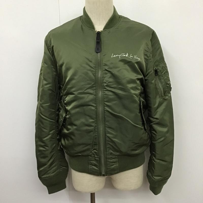 エクストララージ XLARGE ジャケット、上着 ジャンパー、ブルゾン Larry Clark ALPHA INDUSTRIES フライトジャケット 01154514 L 無地 カーキ / カーキ /  メンズ USED 古着 中古 10103473
