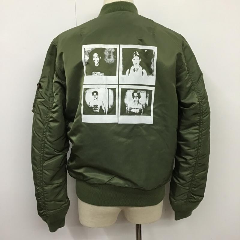 エクストララージ XLARGE ジャケット、上着 ジャンパー、ブルゾン Larry Clark ALPHA INDUSTRIES フライトジャケット 01154514 L 無地 カーキ / カーキ /  メンズ USED 古着 中古 10103473