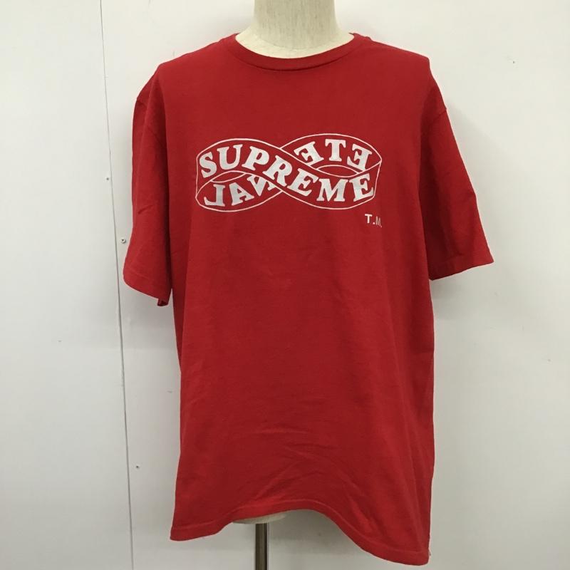 シュプリーム Supreme Tシャツ 半袖 Eternal Tee L プリント 赤 / レッド /  メンズ USED 古着 中古 10103480