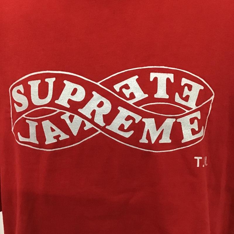 シュプリーム Supreme Tシャツ 半袖 Eternal Tee L プリント 赤 / レッド /  メンズ USED 古着 中古 10103480
