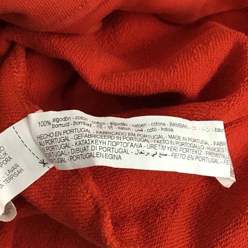 ザラ ZARA トレーナー 長袖 XL プリント 橙 / オレンジ /  メンズ USED 古着 中古 10103484