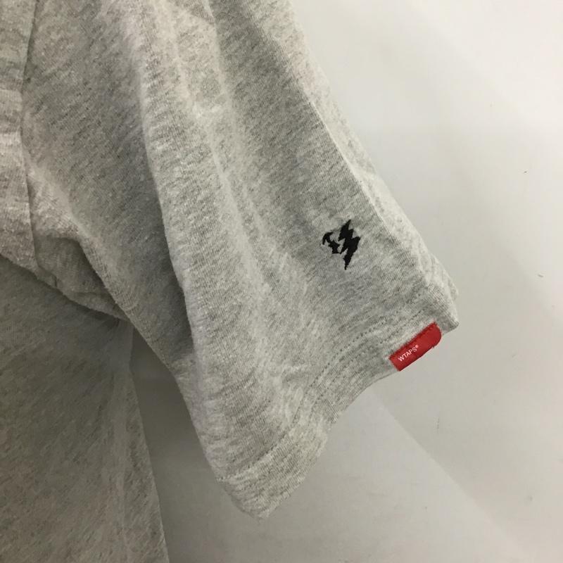 ダブルタップス W)TAPS Tシャツ 半袖 2 プリント 灰 / グレー /  メンズ USED 古着 中古 10103492