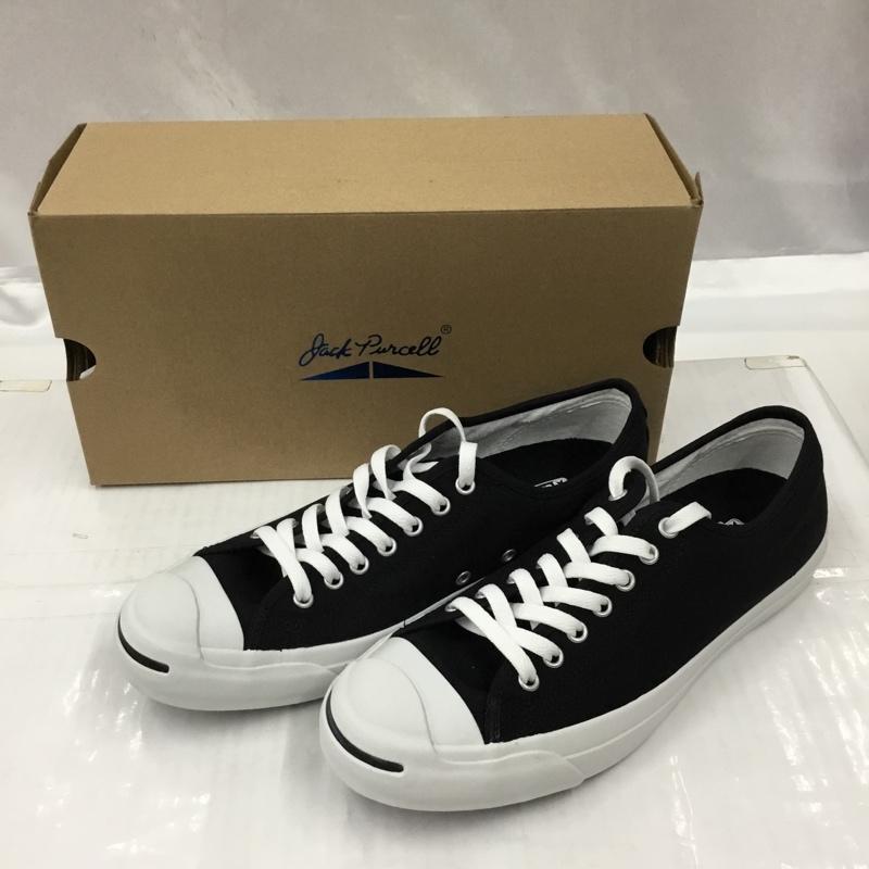 コンバース CONVERSE スニーカー スニーカー 1R194 JACK PURCELL ジャックパーセル 28cm 箱有 28.0cm ロゴ、文字 黒 / ブラック / X 白 / ホワイト /  メンズ USED 古着 中古 10103505
