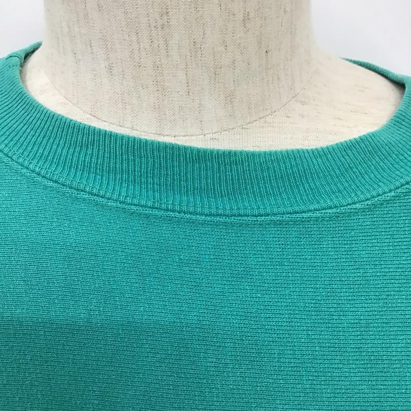チャンピオン Champion トレーナー 長袖 90s USA製 ターコイズ L 無地 マルチカラー / マルチカラー /  メンズ USED 古着 中古 10103510