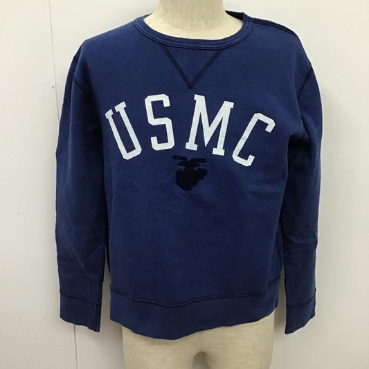 ジャーナルスタンダードホームステッド JOURNAL STANDARD J.S HOMESTEAD トレーナー 長袖 スウェット S プリント 青 / ブルー /  メンズ USED 古着 中古 10103513