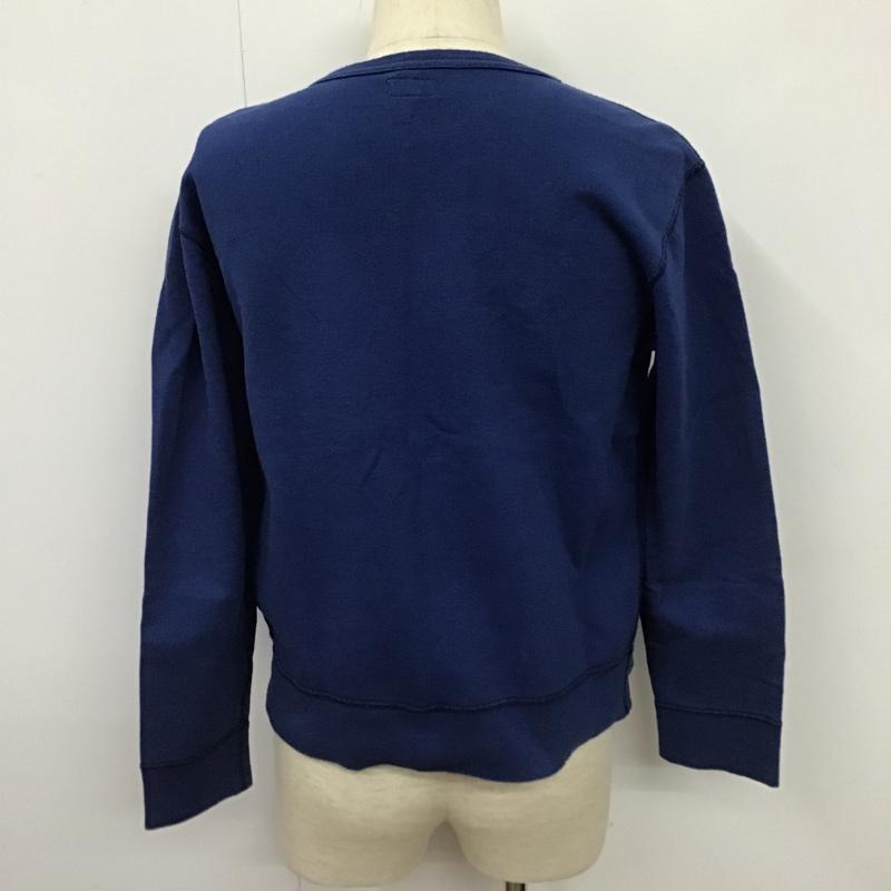 ジャーナルスタンダードホームステッド JOURNAL STANDARD J.S HOMESTEAD トレーナー 長袖 スウェット S プリント 青 / ブルー /  メンズ USED 古着 中古 10103513