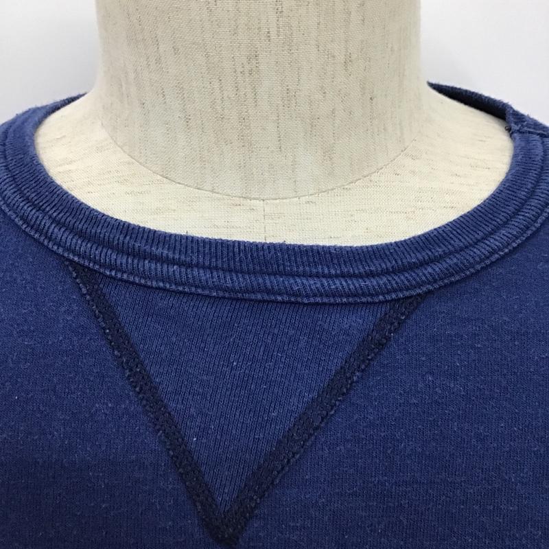 ジャーナルスタンダードホームステッド JOURNAL STANDARD J.S HOMESTEAD トレーナー 長袖 スウェット S プリント 青 / ブルー /  メンズ USED 古着 中古 10103513