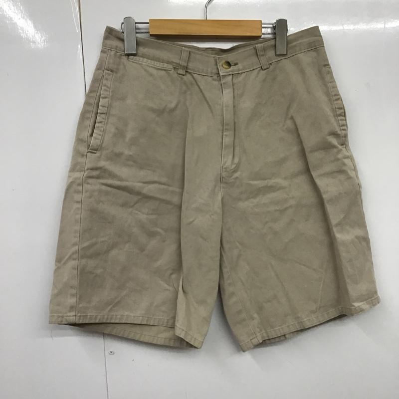ノーティカ NAUTICA パンツ ショートパンツ 34 無地 ベージュ / ベージュ /  メンズ USED 古着 中古 10103523