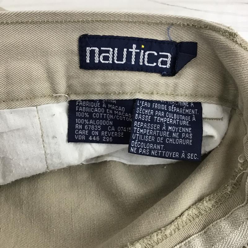 ノーティカ NAUTICA パンツ ショートパンツ 34 無地 ベージュ / ベージュ /  メンズ USED 古着 中古 10103523